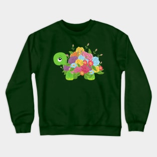 Flower turtle Crewneck Sweatshirt